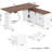 Adjustable Height L-Shaped with Built-In Electrical Outlet-1950343150-2057676616