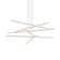Stix 6 - Light LED Chandelier