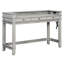 Ensemble de table de salle à manger 4 pièces pour 3 personnes, ensemble de table et chaises de cuisine rétro avec 3 tiroirs de rangement, 1 table avec 3 chaises pour la salle à manger