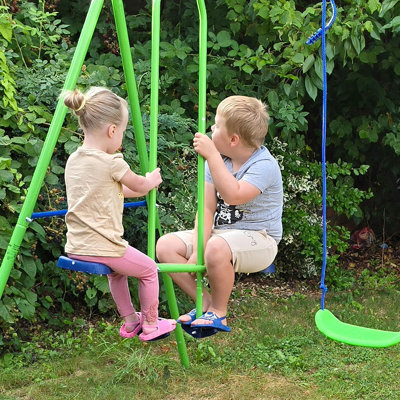 Haywards Freeport Park Metal Swing Set with 2 Swing(s)