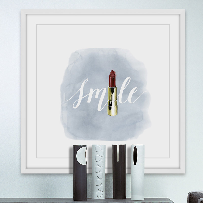 Let's Makeup IV - Single Picture Frame Print, 12" H x 12" W x 1.5" D
