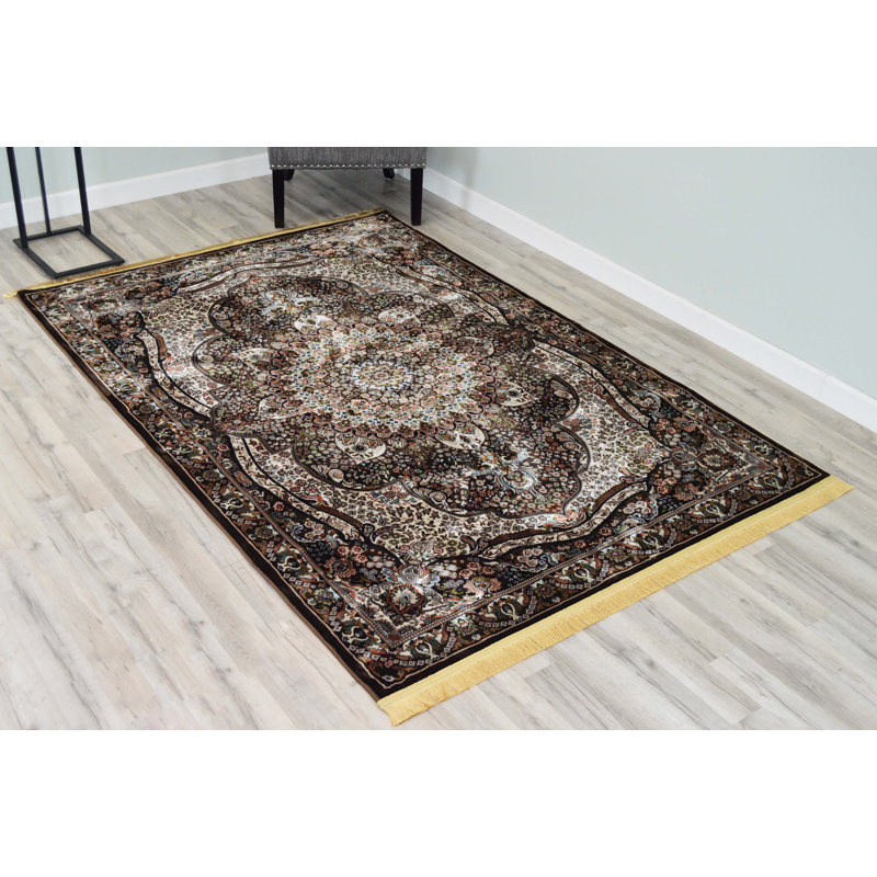 Darwen Performance Oriental Indoor Rug, Rectangle 7'8" x 10'8"