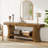 63" Solid Wood Console Table, Farmhouse Entryway Table, Sofa Table With 2-tier Shelves-262589698