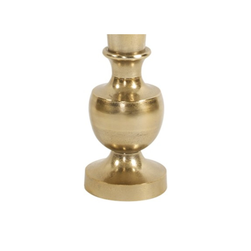 Fonseca Aluminum Floor Vase, 30" H x 9.25" W x 9.25" D, Gold