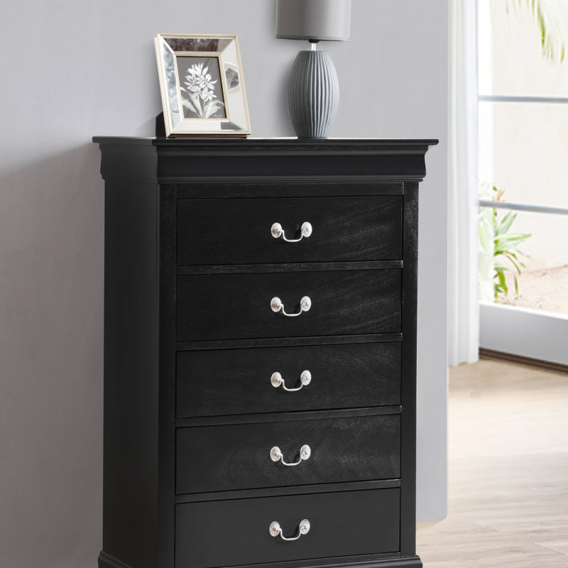 Commode de style traditionnel, Noir