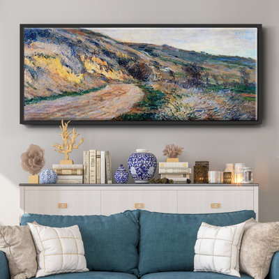 The Road to Giverny 2, 1885 - Framed Canvas