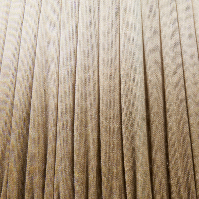 20 cm Cotton Empire Lamp Shade, Tan, 12cm H x 20cm W x 20cm D
