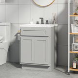 24'' Single Bathroom Vanity Base Only