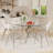 Mortie 6 - Person Pedestal Base Dining Set-1449754314-1449754327