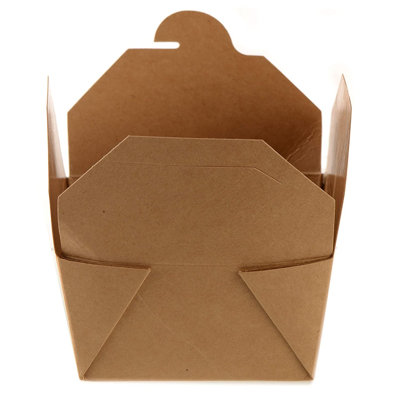 26 oz boîtes à emporter brunes