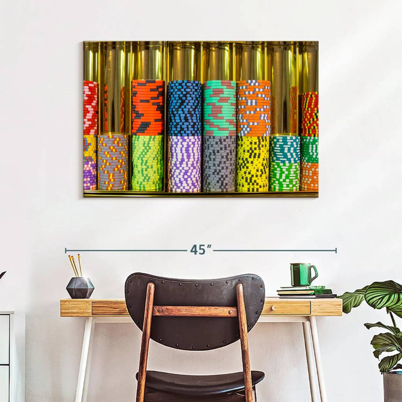 Senne Gambling Chips, 26" H x 39" W