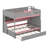 Full Over Full Bunk Bed With Trundle And Stairs, Wooden Stairway Bunk Bed With Storage Shelves And LED-702214548