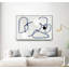Midblue II, toile encadrée par Giant Art