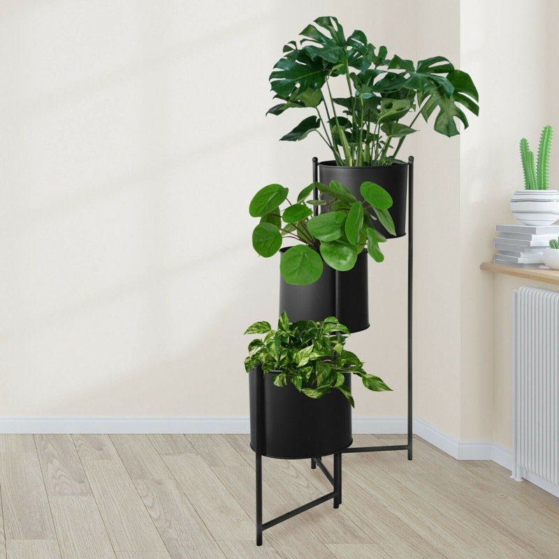 Lefebre Metal Planter Box, Black