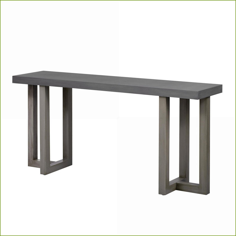 Table basse géométrique avec pieds en pin massif Plateau en panneau de fibres à densité moyenne en placage de pin - polyvalent pour le salon / couloir, facile à assembler et amp; Stable