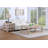 Naco Light Natural Rectangular Cocktail Table with Open Shelf