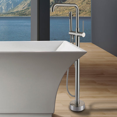 Freestanding Bathtub Faucet with Hand Shower