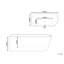Mahone 1700mm x 790mm Soaking Bathtub