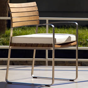 Limited 400 Outdoor Teak Dining Armchair