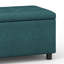 Cosmopolitan 34"W Upholstered Storage Ottoman with Tufted Design and Large Interior Storage-1481126411-1481126410