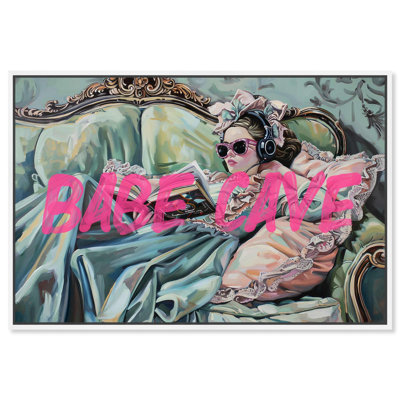 Babe Cave Antique Canvas Modern Classic Art by Art Remedy
