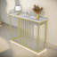 Marble Console Table Hallway Entryway Furniture-101564802