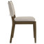 Chaise de salle à manger rembourrée Ottowa brun (ensemble de 2)