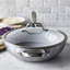 GreenPan Venice Pro Tri-Ply Stainless Steel Healthy Ceramic Nonstick 12" Wok Pan with Lid