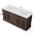 73" Bathroom Vanity With Double Sink,Freestanding Walnut Vanity With Ceramic Top-1939749812