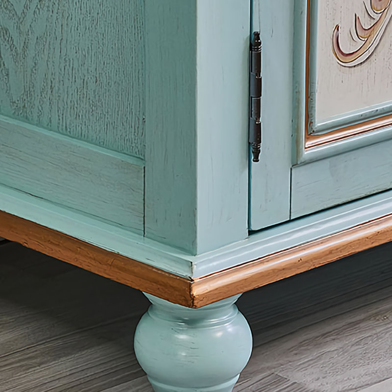Classic Vintage Painted Solid Wood Sideboard
