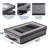 Flatware & Utensil Storage, Durable Silverware Storage Box With Padded Dividers, 5 Compartment Flatware Storage Case, Silverware Case With Handles And Removable Lid - Protects And Organizes Cutlery