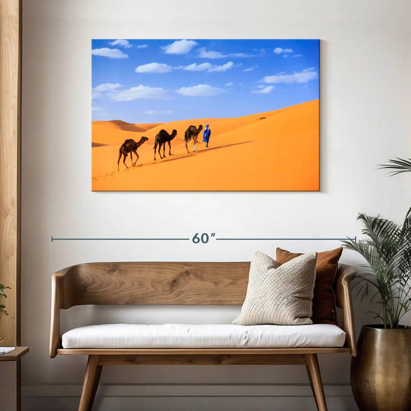 Brampt Traveling Camels, 30'' H x 45'' W