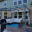 Pergola en aluminium mauve avec auvent-61830301-102355372