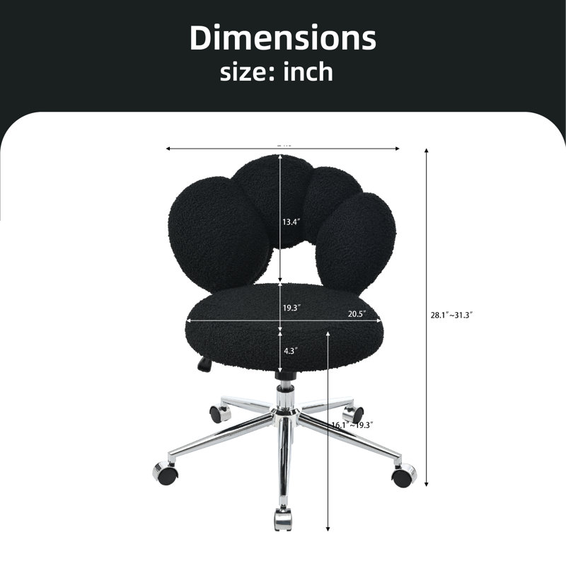 Remzi   Office Chair, Black