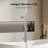 46-48 In W X 76 In H Shower Door, Frameless Single Sliding With Soft-Close 5/16 In Tempered Glass Door Smooth Rollers Stainless Steel Hardware Modern Bathroom Enclosure For Spacious Shower Experience-113501997