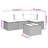 Vidaxl Garden Sofa Set Black And Cream