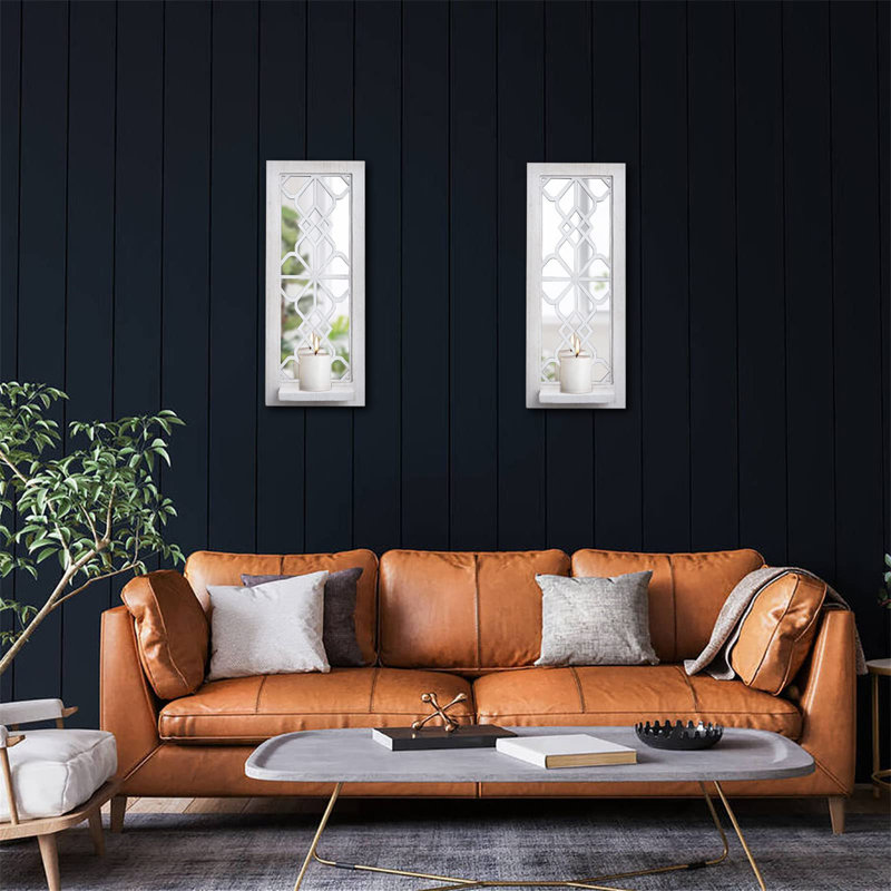 2-piece Wall-mounted Candle Holder Set