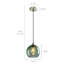 Luminaire suspendu moderne à 1 lumière pour îlot de cuisine Aarunya-1844755212-1844755216