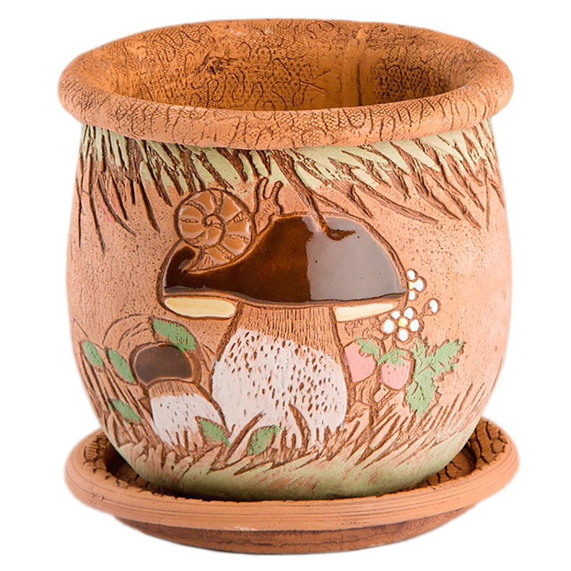 Advith Indoor/Outdoor Clay Pot Planter