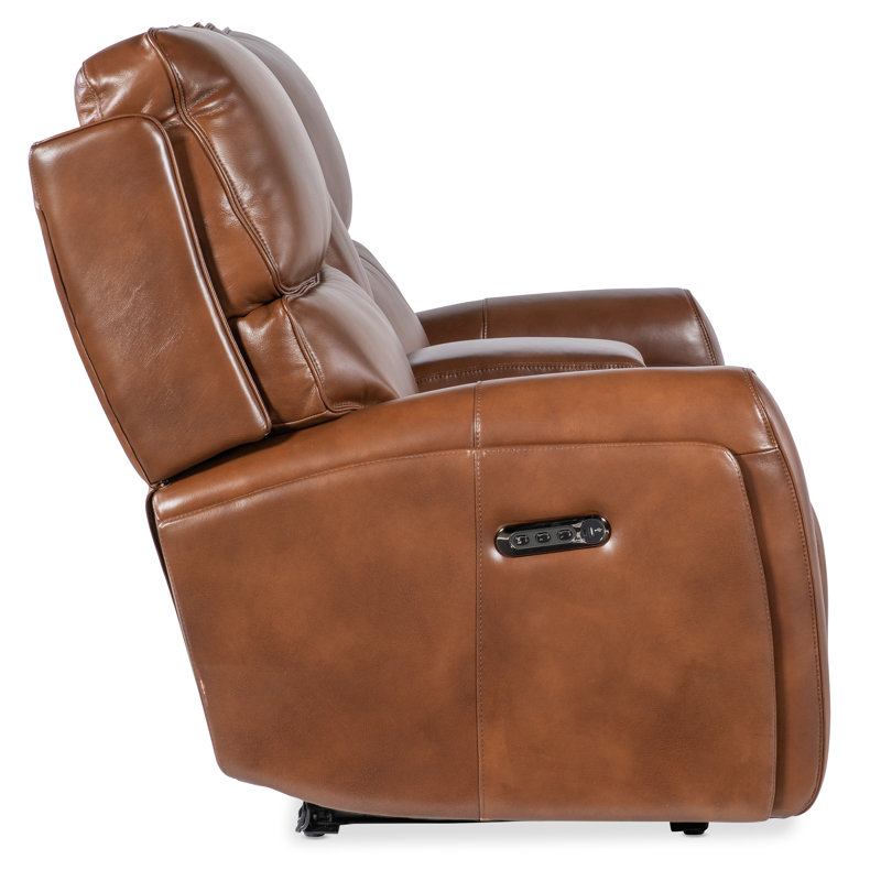 Crosby Leather Loveseat