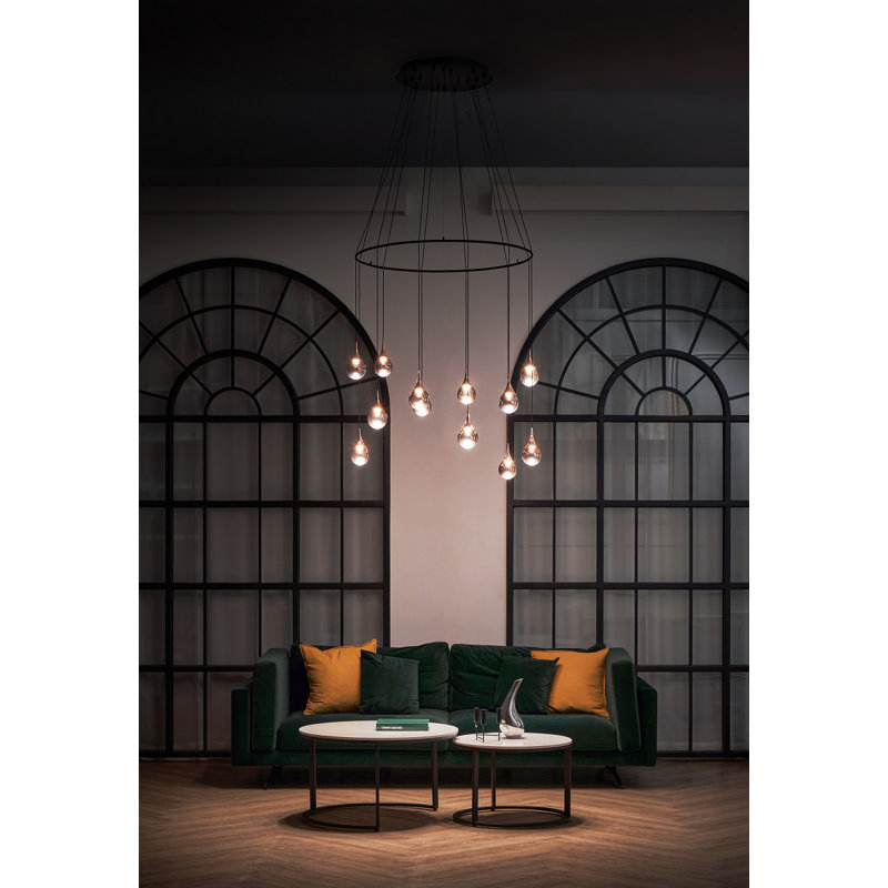 Paopao 12 - Light Cluster Pendant, Copper
