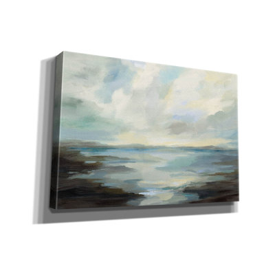 «Northern Lagoon» Epic Graffiti par Silvia Vassileva, art mural sur toile, 26 po x 18 po