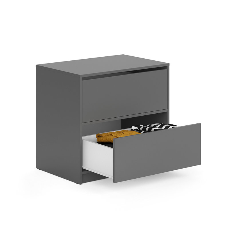 Vecellio Furniture 3826 Large Drawer Set 2 Piece Large Ant