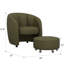 Chaise d'appoint avec repose-pieds emboîtable-647086588