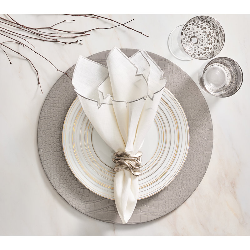 Flux Napkin Ring, Silver