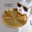 Modern Resin Dog Sculpture Cute End Table Side Table with Metal Storage Tray Tissue Box-195348876