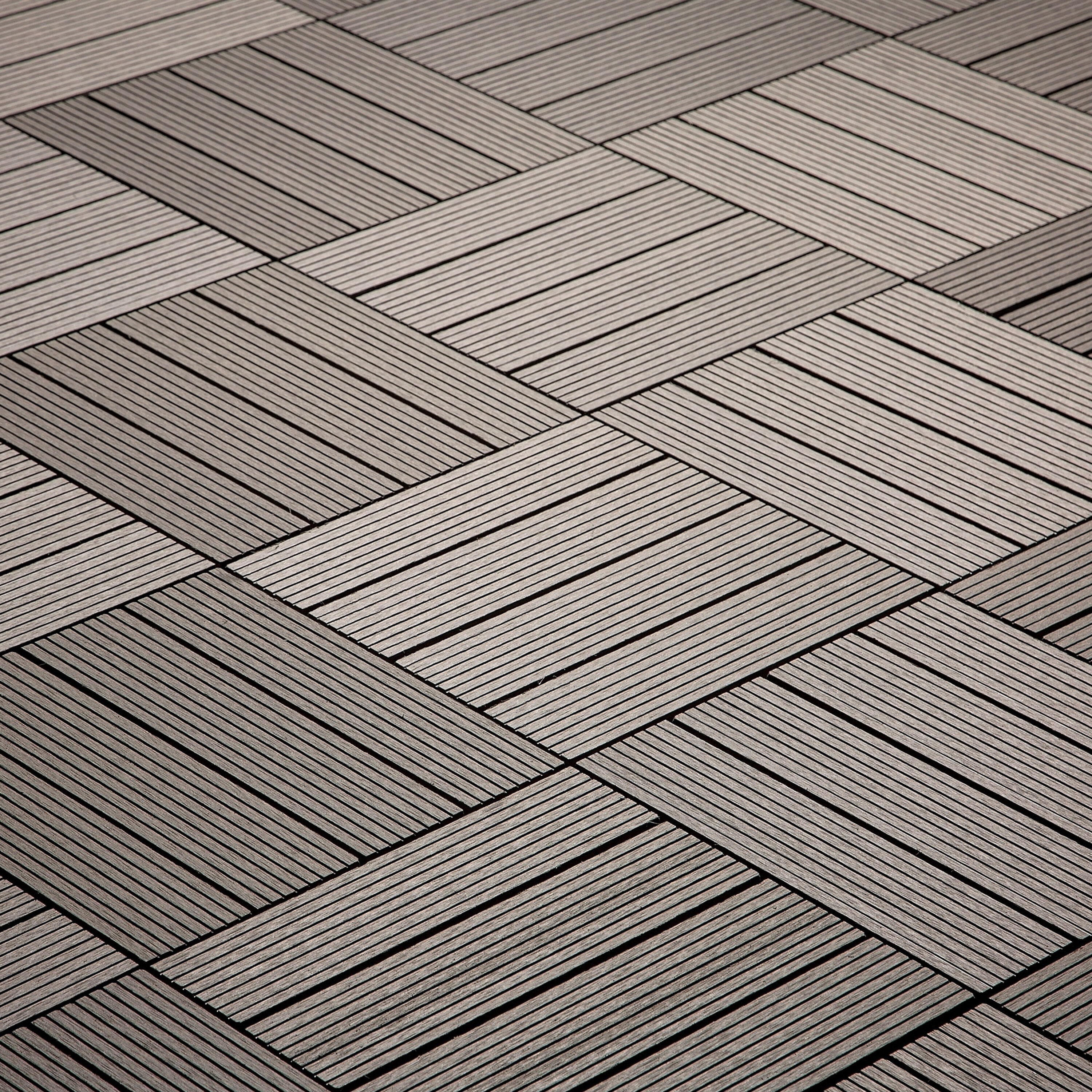 Helios Composite Deck Tiles (6 Slat) - Outdoor Flooring