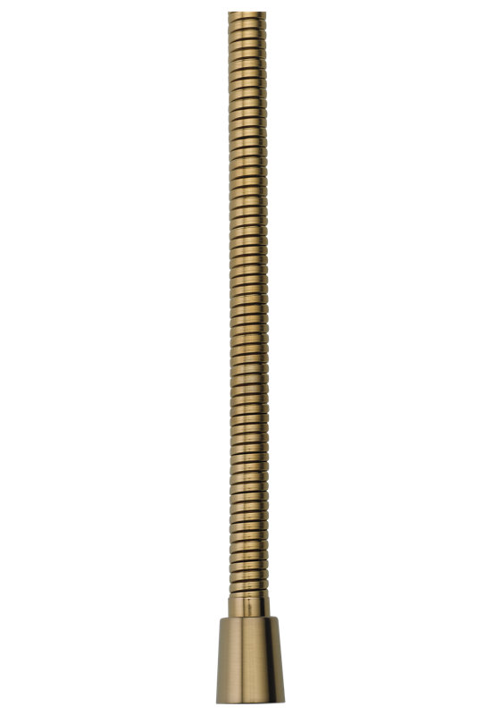 Universal Showering Components Stretchable Metal Hose, Champagne Bronze