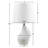 Asymmetrical Ceramic Table Lamp Grey See below