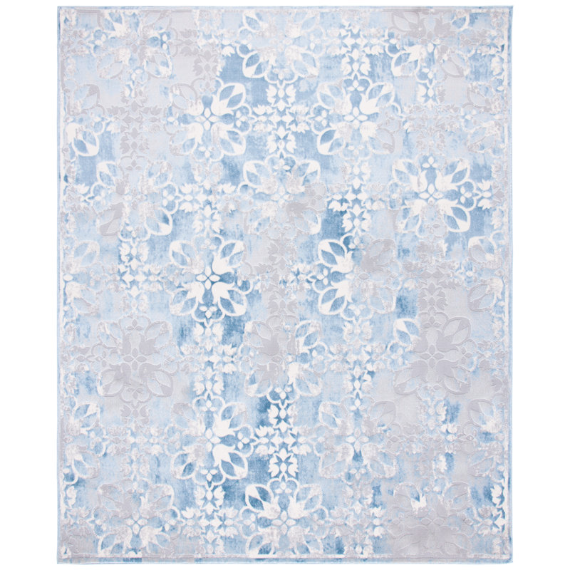 Mcmichael Performance Floral Rug, Rectangle 9' x 12'